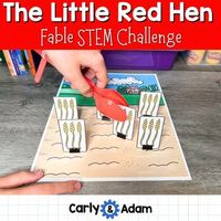 Integrate STEM in your classroom with The Little Red Hen STEM activity. This resource combines the enchantment of fairy tales with the excitement of STEM education, fostering critical thinking, problem-solving, and creativity. Perfect for any elementary classroom. It offers a fun, innovative way to explore the fable of The Little Red Hen, enhancing literacy and STEM skills.In the story, The Little Red Hen, the Little Red Hen is frustrated when her friends do not help her do any of the work. In t