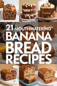 Enjoy 21 delicious and irresistible banana bread recipes that satisfy every craving. Easy and perfect for family snacking.