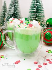 Grinch Hot Chocolate Recipe - My Heavenly Recipes