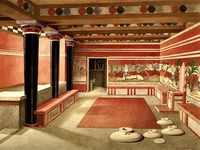 Edwin Lambert’s 1917 color reconstruction of the Throne Room