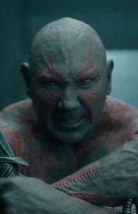 Drax the Destroyer played by Dave Bautista. Introduced in the 2014 film "Guardians of the Galaxy."