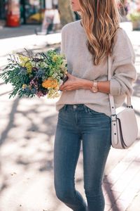 balayage-hair-isabel-marant-mohair-sweater-coach-bag-wildflower-fall-bouquet-prosecco-and-plaid-3