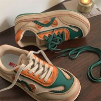 Xajzpa 2023 Brand Platform Women Sneakers Chunky Luxury Spring Casual Woman Vulcanized Shoes Tennis Female Sneakers Green Designer NEW Please choose US Size 5.5 , if your foot length is 23cm.Please choose US Size 6 , if your foot length is 23.5cm.Please choose US Size 7 , if your foot length is 24cm.Please choose US Size 8 , if your foot length is 24.5cm.Please choose US Size 8.5, if your foot length is 25cm.Please choose US Size 9.5, if your foot length is 25.5cm.Please choose US Size 10, if yo