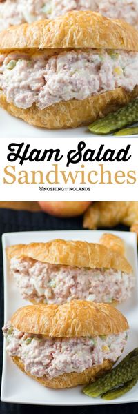 I have had this recipe kicking around for quite awhile now, Ham Salad Sandwich. It has been hanging out on my desk ever since I made it for a party.