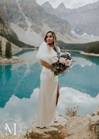 IVORY / WHITE FUR PLUS SIZE BRIDE (LILIAN IVY03)