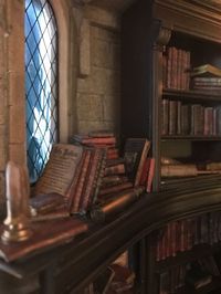 hogwarts shifting visual the library