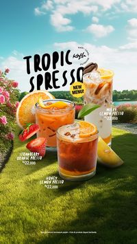 Tropical Espresso Menu Series