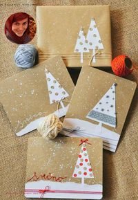 Hand Made Holiday Cards | Zima 2015 Winter 2015