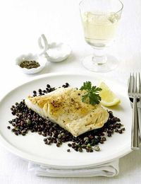 A delicious and easy recipe to cook smoked haddock. Its smoky flavour and firm texture goes well with lentils, these from France, have a superior flavour and they hold together when cooked, making them an ideal side dish. Don't be fooled by the simplicity of this dish, it packs in plenty of flavour making it a tasty and speedy midweek fish dish.