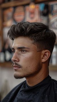 Elevate your style with the French Crop With A Quiff, showcased in our lineup of 25 refined men's haircuts. This fusion of classic sophistication and modern flair offers a dynamic look that's both polished and trendy. Click the pin for more grooming inspiration and join us for daily style updates! #FrenchCropQuiff #MensHairstyles #GroomingGoals #BarberLife #HairInspiration ... less