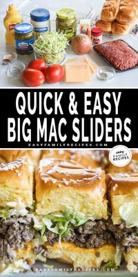 Easy sliders that taste exactly like a Big Mac! These Big Mac sliders are a total crowd pleaser, perfect for game days and parties. These Big Mac Sliders feature Hawaiian rolls with juicy ground beef inside, smothered with special sauce, melted cheese, pickles, and onions. This Big Mac Sliders recipe is one that’s requested again and again - they’re that good!