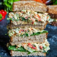 Chickpea Salad Sandwich Recipe - Peas and Crayons Blog