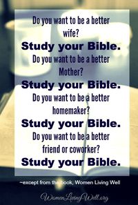 Study the Bible.