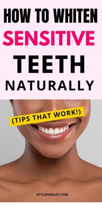 Sensitive teeth can be whitened, but it is important to approach the process with caution and choose the right whitening method. Thankfully, there are several teeth whitening remedies available for individuals with sensitive teeth..