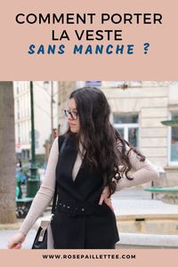 Cet automne je t’ai beaucoup parlé du pull sans manche grosse tendance de l’automne 2020, je t’avais d’ailleurs fait un article avec 3 façons de porter le pull sans manche. Quand j’ai trouvé cette veste sans manche pendant les soldes j’ai totalement flashé. C’est un pièce plutôt original et chic mais pas forcement facile à adopter, je te propose donc de découvrir comment je la porte.