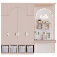 Child Room Decor-21 - Wardrobe - 3D Models