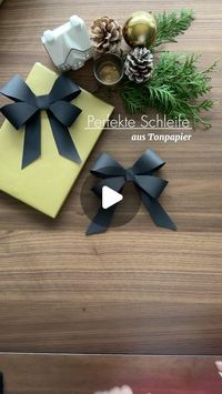 Melike Kazar on Instagram: "PERFECT 🎀 BOW
.
Watch and Save🎁
.
#easyinterieur#diy #diydecor#decor#gift#present#giftideas #giftwrapping #giftboxes#presentideas #origami#falten#schleife#bow#bowseason #geschenk#geschenkidee #geschenkideen#geschenkverpackung"