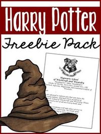 Hi friends, Included in this Harry Potter Freebie pack you will find: Editable Hogwarts Acceptance LetterEditable Supply List to use with my Harry Potter Unit.Editable food tags for Harry Potter foodPrintable Hogwarts Express TicketsBlog posts for teaching Harry Potter in your classroom with LOTS of pictures.