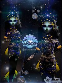 𐙚 ‧₊˚ ⋅Outfit by me Massive shoutout to the talented @pooksdti  for being a continuous source of editing inspiration. 𐙚 ‧₊˚ ⋅  #dti #dresstoimpress #roblox #aquatic #fish #angler #mermaid #mythology #mythical #creatures #siren #deepsea