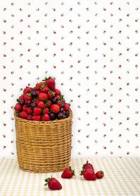 Petites Fleurs Wallpaper ~ Berry – Tess Newall