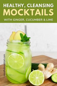 Looking for a healthy ginger mojito mocktail recipe? You’ve found it! This is one of the best virgin mojito recipes because it’s made with fresh, healthy ingredients, and is actually a great anti-inflammatory drink!