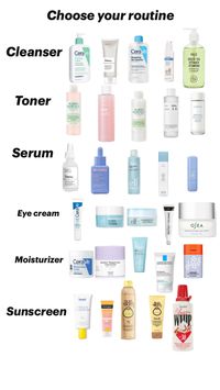 This is my routine-just not the products! Feel free to remix