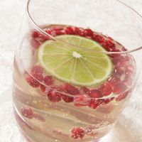 White Sangria with Pomegranate