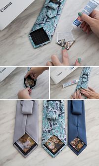 You HAVE To See These DIY Photo Tie Patches, SO Sweet!