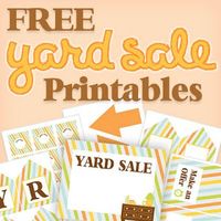 Awesome Yard Sale Printables + tips on having a successful yard sale - from Belly Feathers Party Blog (http://bellyfeathersparty.blogspot.com)