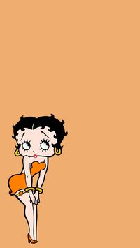 cute coloured Betty boop wallpaper cartoon