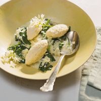 Recipe: Curd Cheese Dumplings with Wild Garlic and Kohlrabi