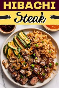 Bring the Japanese steakhouse into your home with this hibachi steak recipe! The savory-sweet sauce is over the top, and your family will devour every last bite!