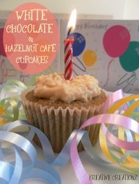 White Chocolate & Hazelnut Cafe Cupcakes - The Kreative Life