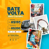 Excursão Bate Volta Beto Carreto Pacotes de Viagem Individual Casalzinho Social Media PSD Editável [download] - Designi