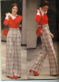 70's Double knit trousers - Faaaab.