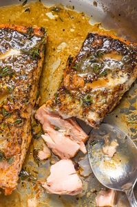 Lemon Pepper Salmon: Pan Fried In A Lemon Butter Sauce 1