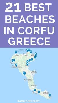 Check out the best beaches on Corfu, Greece. The ultimate guide of the top ten beaches on Corfu Greek island including Paleokastritsa, Paradise beach, Porto timoni, Canal damour, Dassiá, Barbati, Kavos, Issos, Myrtiotissa, Marathias and other secluded beaches that you cannot miss. #greece #corfu #greecetravel #beautifulbeaches #greecevacation #greekislands