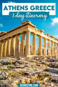 Athens Greece 3 Day Itinerary | Athens 3 Day Itinerary: How to see Athens in 72 hours. The best things to do in Athens when you only have a couple days. | Athens Itinerary | Athens in 72 hours | 3 days in Athens | Athens wekeend guide | weekend in Athens | What to do in Athens | athens 3 day itinerary | athens greece 3 day itinerary | Visit Greece |