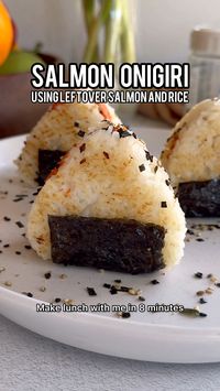 Try this Easy Salmon Onigiri Recipe, perfect for using leftover salmon and rice. This quick and easy fall recipe is ideal for a cozy autumn lunch or light dinner. Save this pin and enjoy!