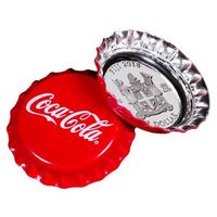 Moneda de plata 1$ Fiji 2018 Chapa de Coca Cola.