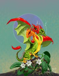 Peppers Dragon Digital Art