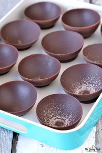 Chocolate Fruit Bowls | thegunnysack.com