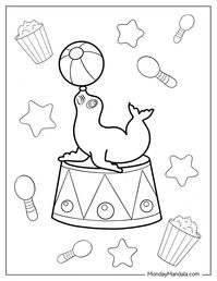 20 Circus & Carnival Coloring Pages (Free PDF Printables)