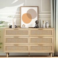 Image via Wayfair feat. the Bay Isle Home 6-Drawer Dresser in Oak