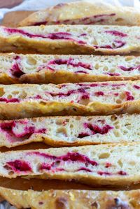 Cranberry Orange Sourdough Focaccia