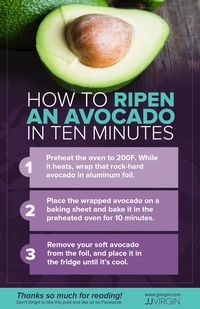 How to ripen an avocado in ten minutes