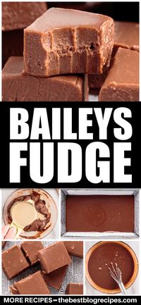 Bailey’s Fudge is a boozy fudge dessert featuring the perfect blend of chocolate and Irish Cream liqueur. This adults-only dessert is certain to be a crowd-pleaser! 