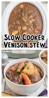 Slow Cooker Venison Stew