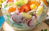 Pudding Fruit Salad - Lady's universe