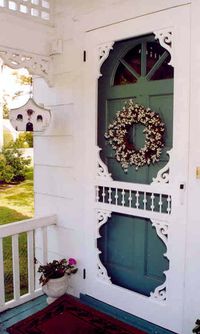 Victorian Screen & Storm Door | Custom Wellesley Model | www.VintageDoors.com